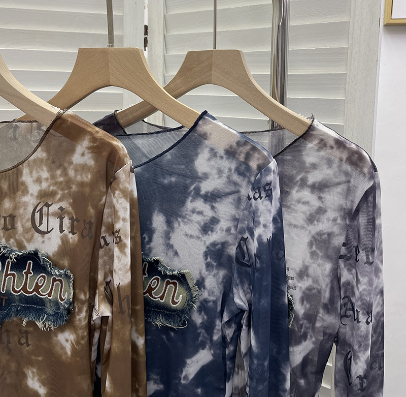 Long Sleeve Cover Up Short T-Shirt