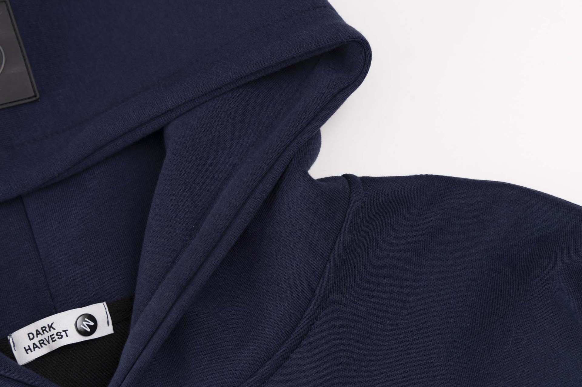 Streetwear Embroidered Initial Oversized Cotton Hoodie
