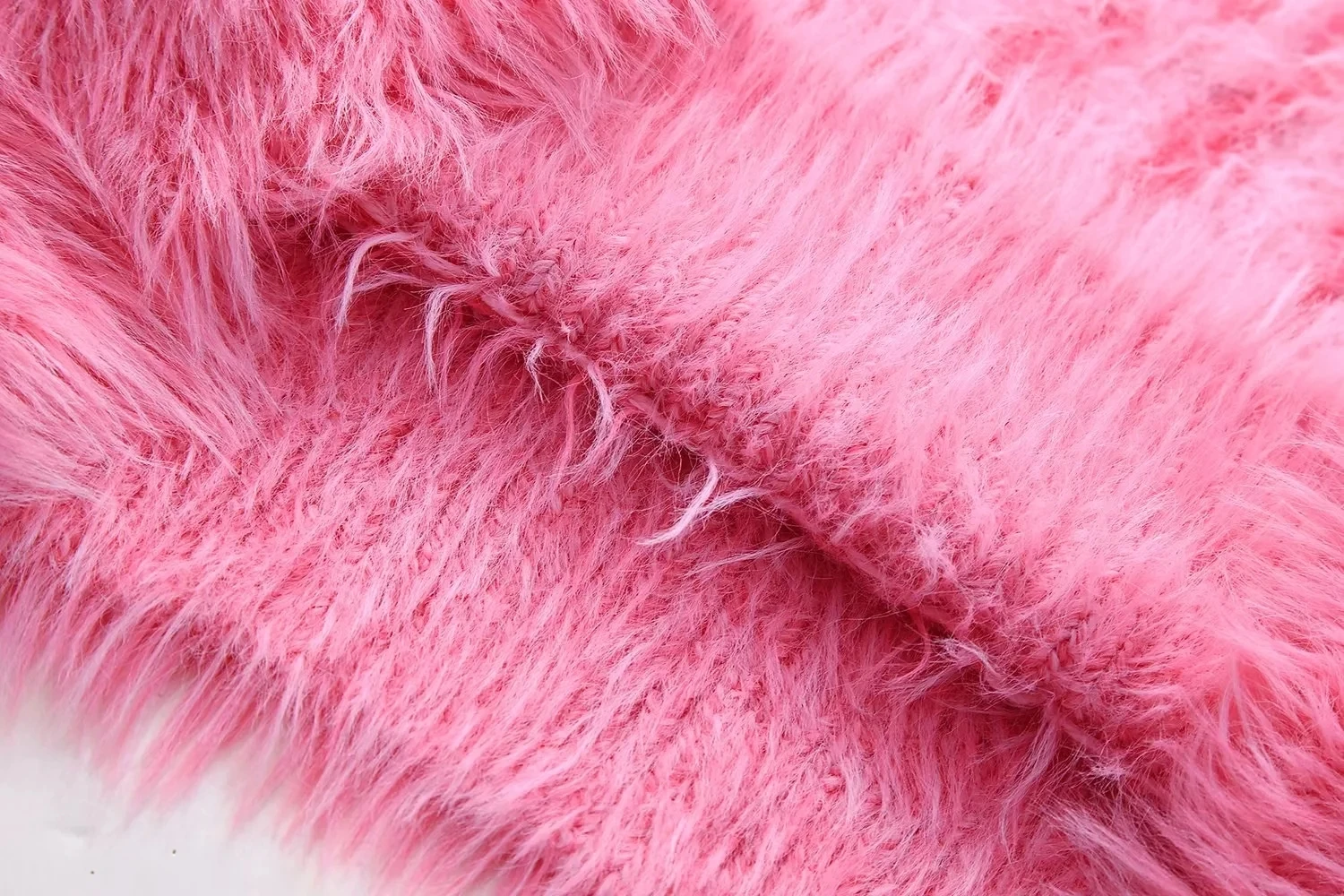 Ladies Heavyweight Cropped Blush Patterned Sweater