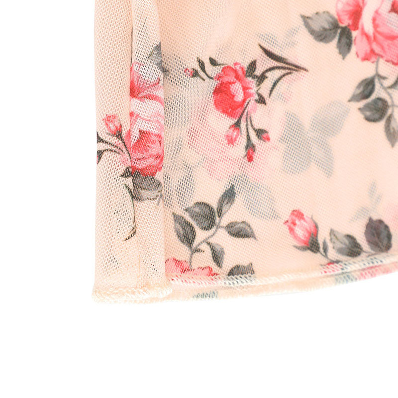 Patterned Illusion Bodycon Bandeau Dress