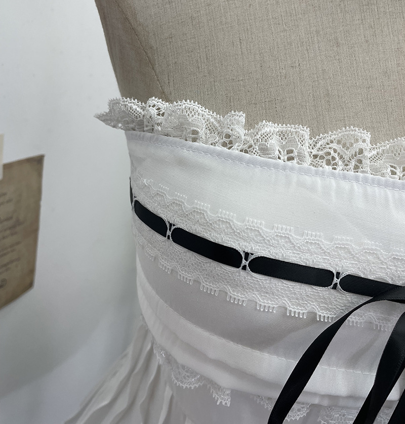 Lace Lace Strap Short Tank Top Strap