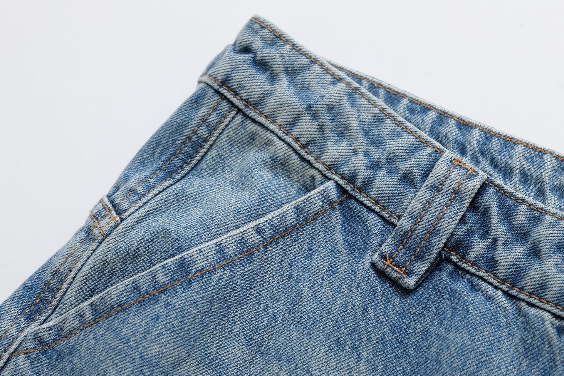 Straight casual loose floor pants jeans