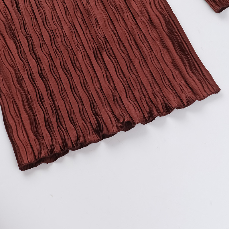 High Waist Round Neck Full Sleeve Pencil Dress