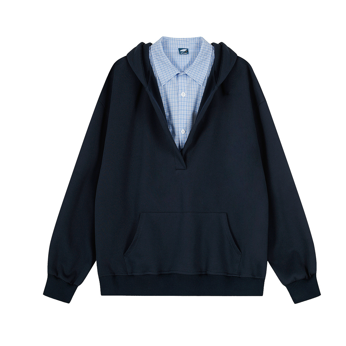 American Vintage Cotton Unisex Double Neck Hoodie
