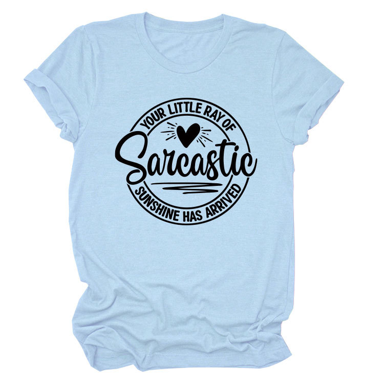 Ladies Geometric V Neck T-shirt