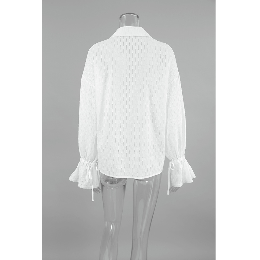 Solid Cotton Lapel Full Sleeve Relaxed Fit Button-Down