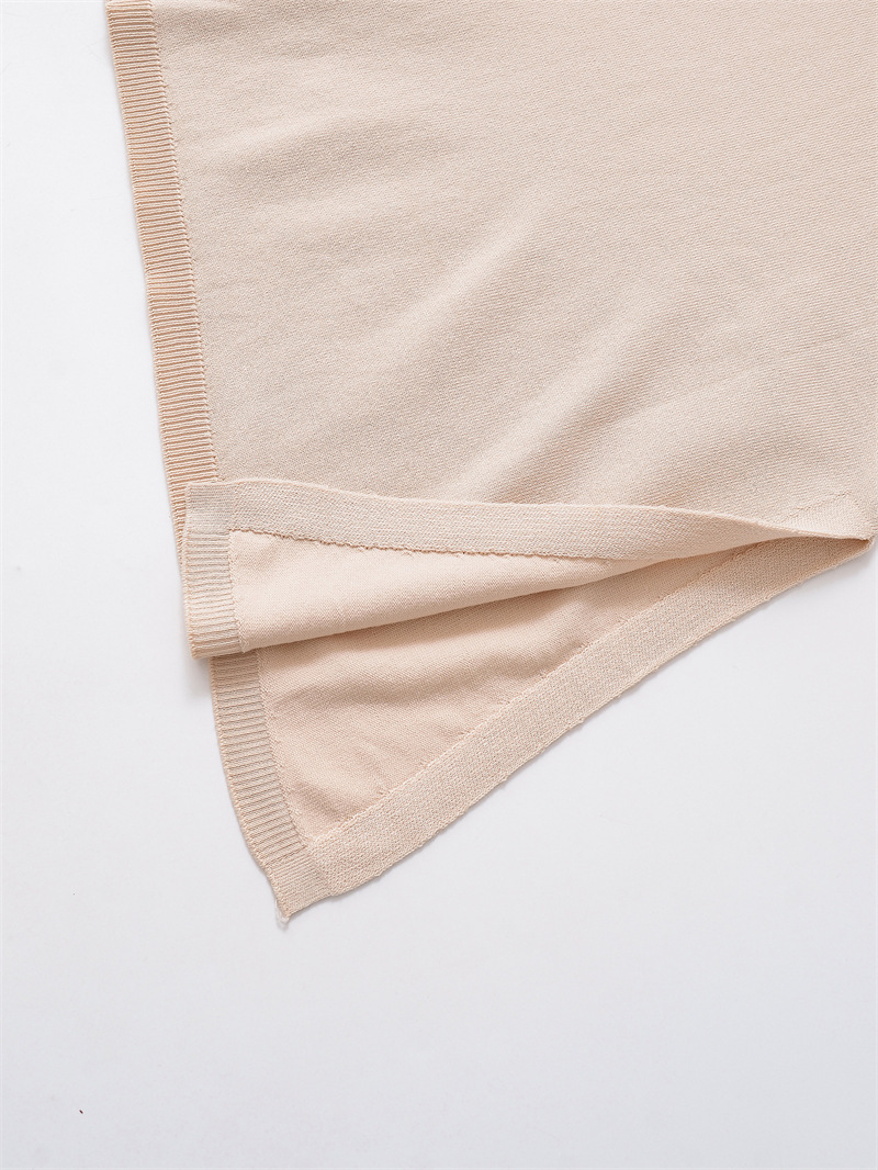 Oversized Plain Crew Polyester Sweater