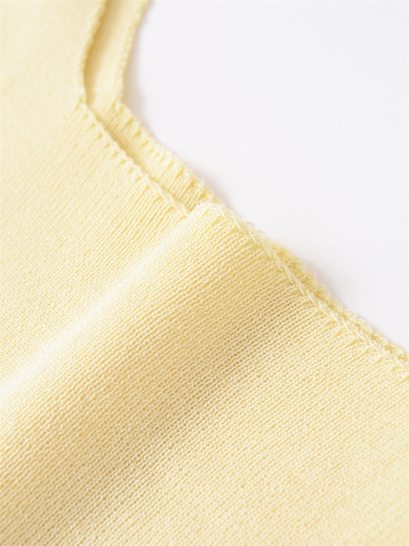 Ladies Open Front Polyester Sleeveless Top