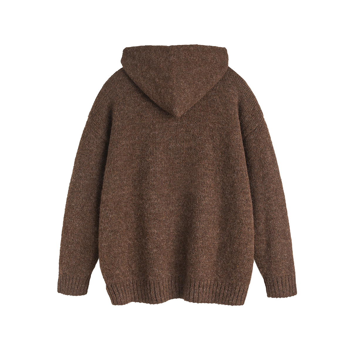 Recycled Polyester Japanese Workwear Color Block Hood Sweater
