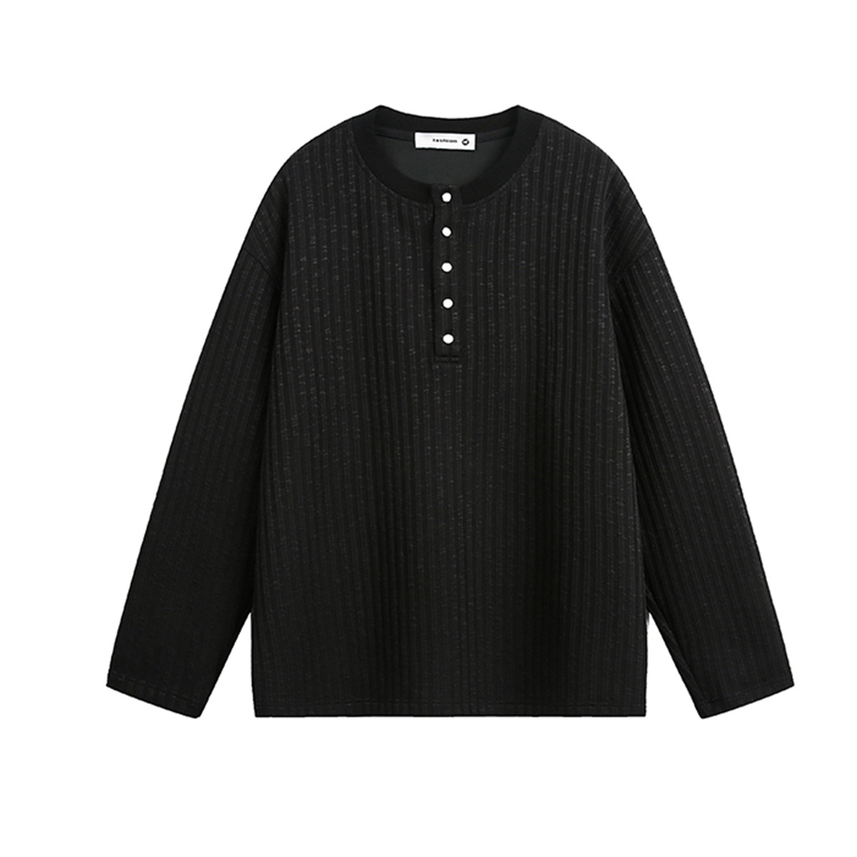 Full Sleeve Henley Sweatshirt