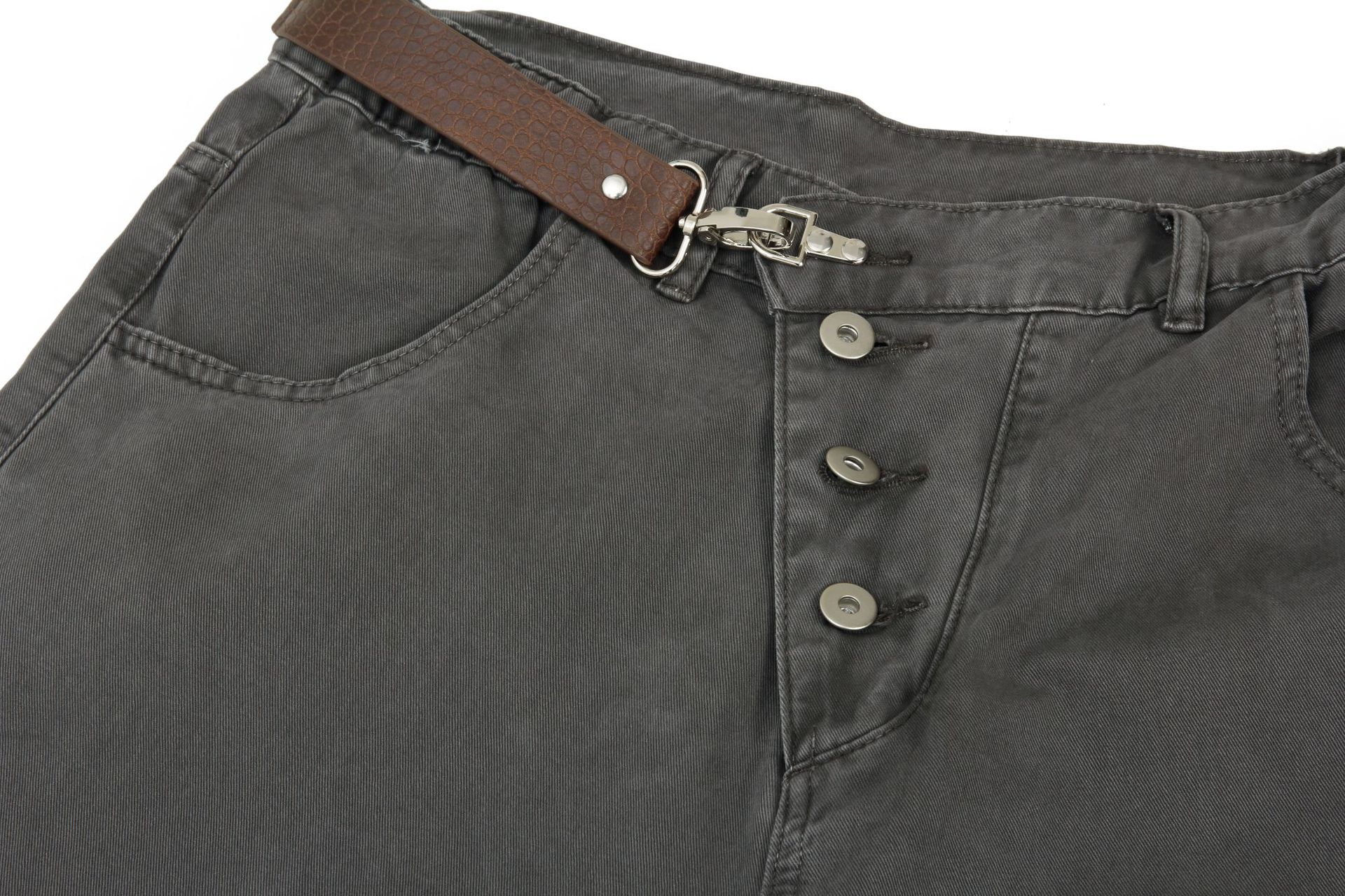 Street Retro Deconstructed Irregular Design Men's Loose Wide-Leg Jeans