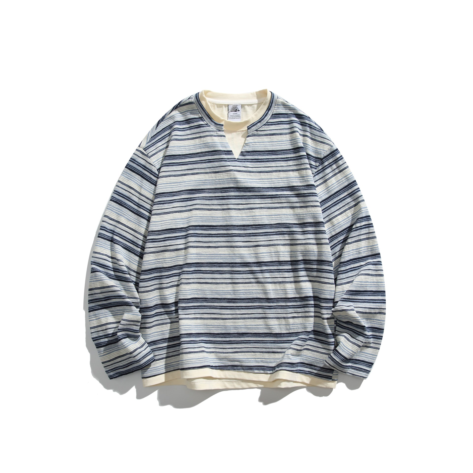 Split Hem Relaxed Neutral Hoodie