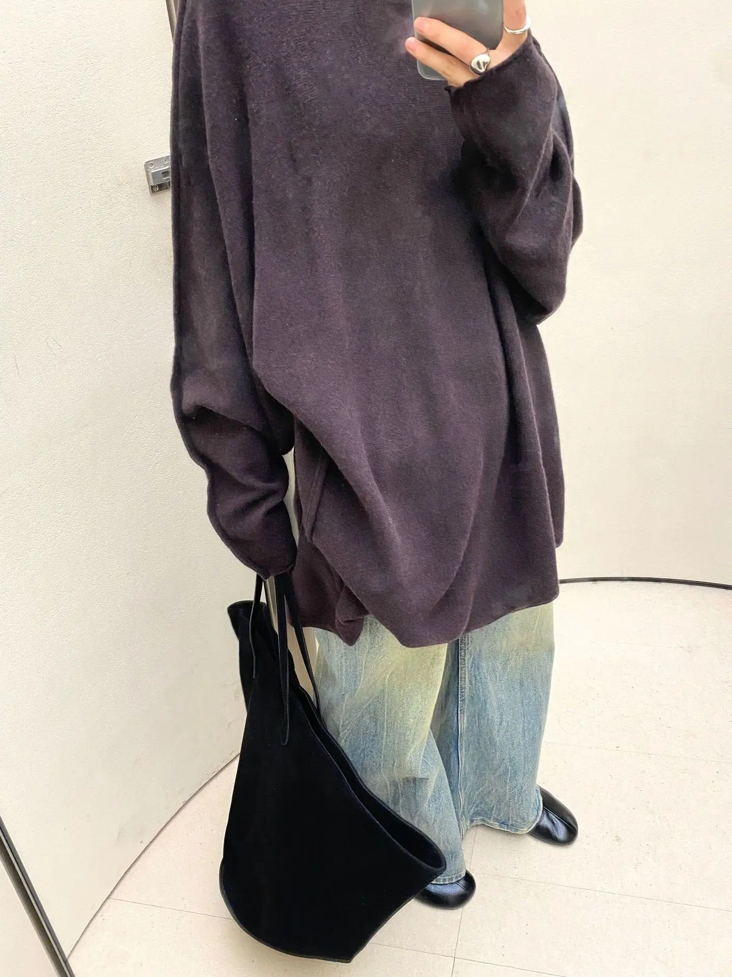 Faux Suede Frosted Tote Bags For Women Luxury Designer Handbags And Purses 2023 New In Vintage Large Capacity Shoulder Bucket