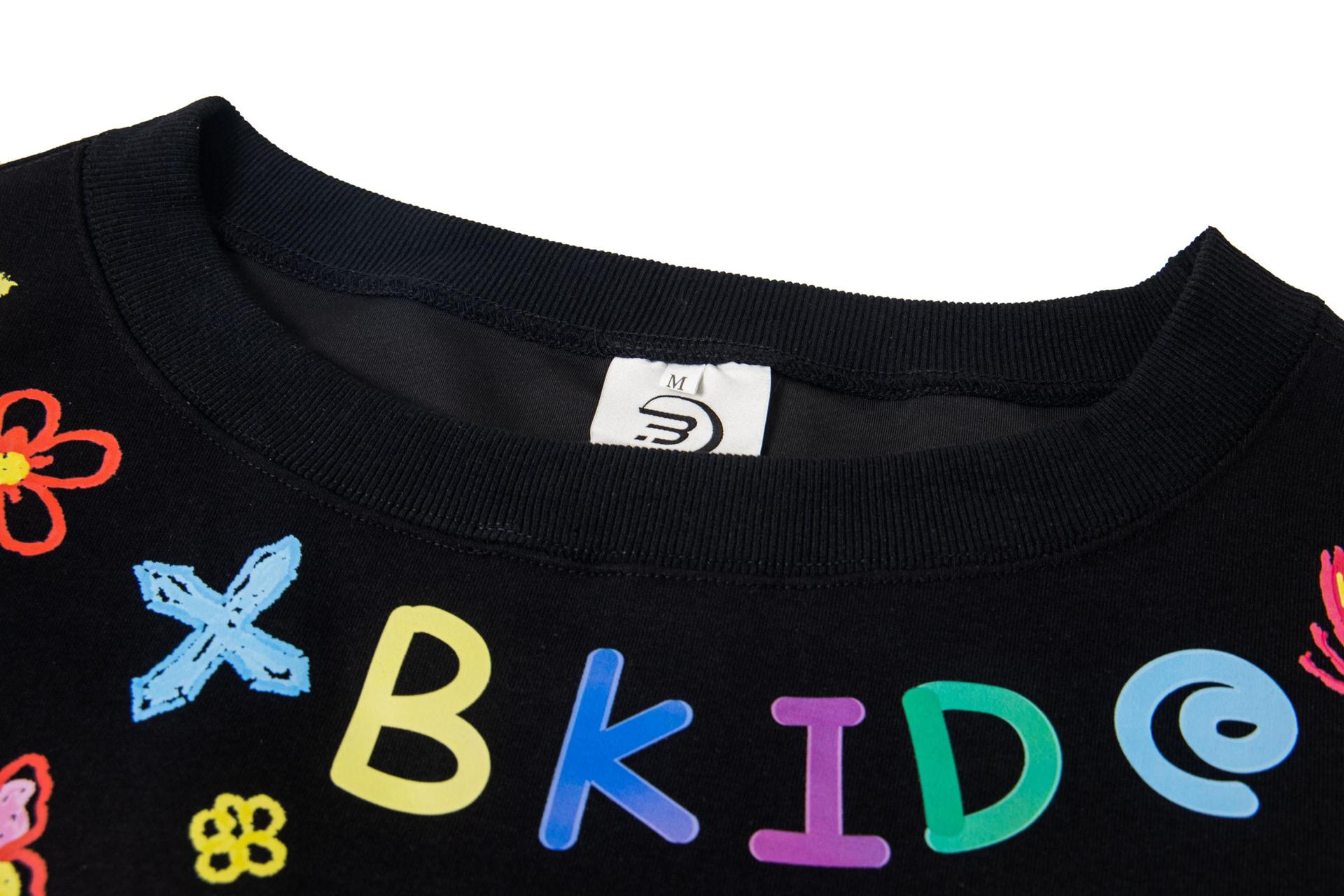 Slouchy Cotton Graphic Hoodie