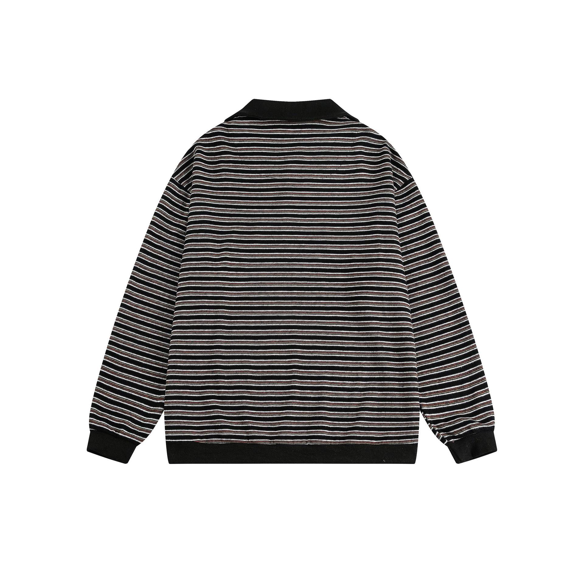 Vintage Faux Layered Contrast Hoodie
