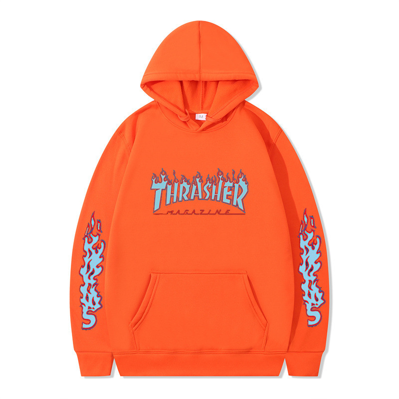Hip Hop Streetwear Plain Loose Hoodie