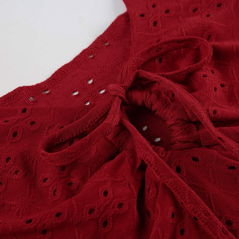 Strapless Polyester Tie-Front Vest