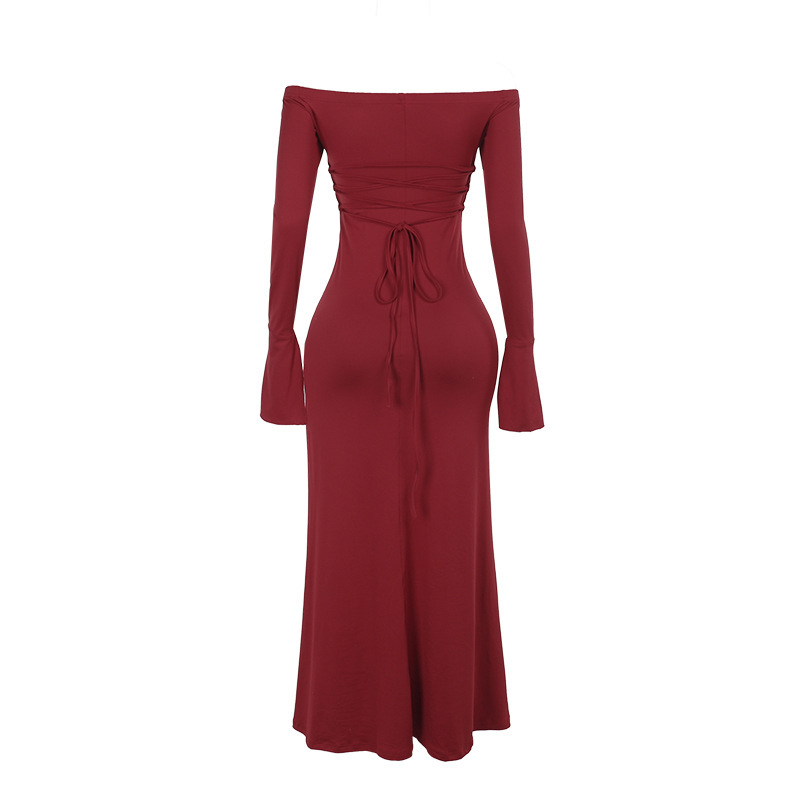 Asymmetric Bodycon High Waist Dress
