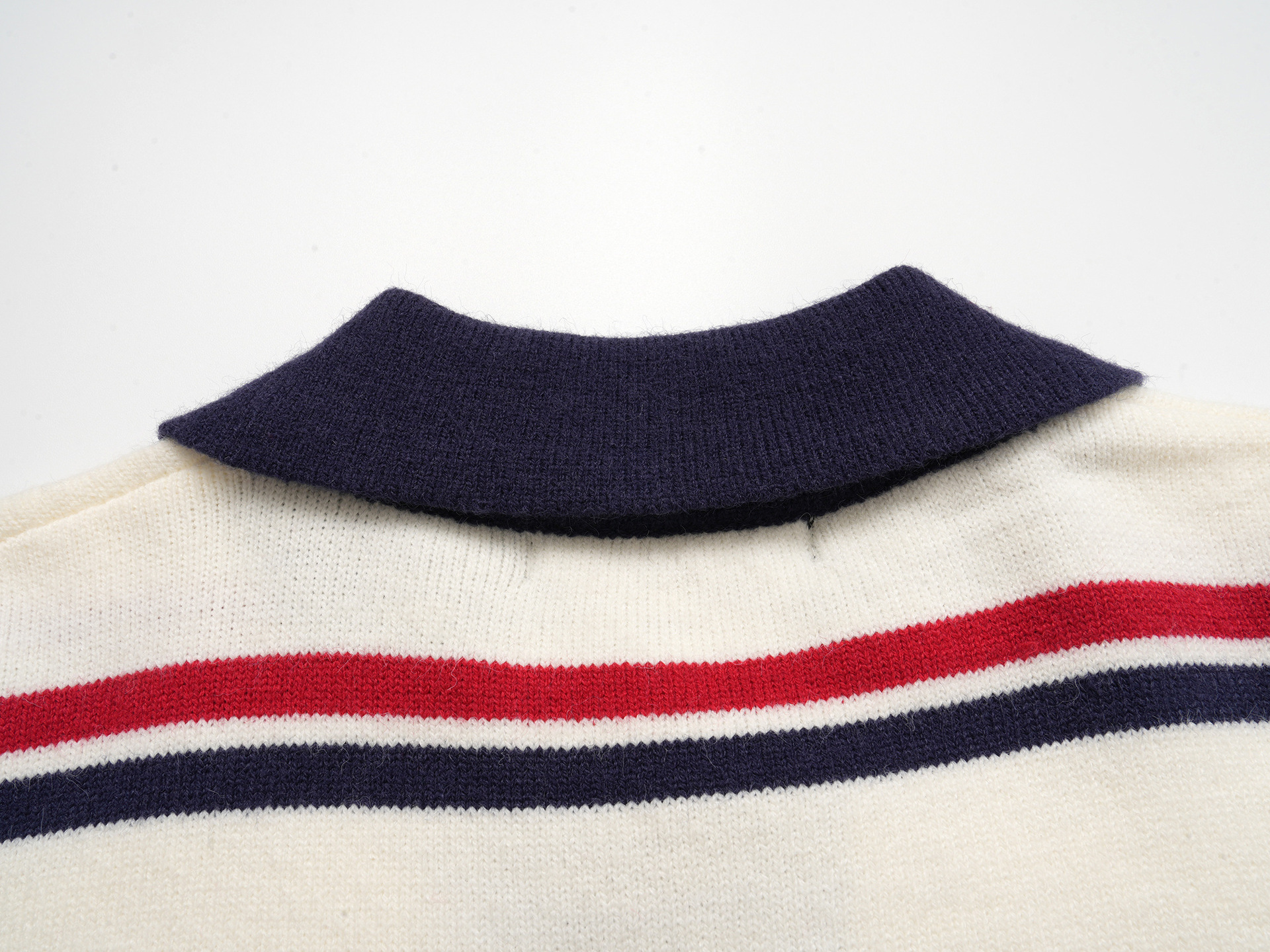 Korean Jacquard Long Sleeve Loose Fit Sweater