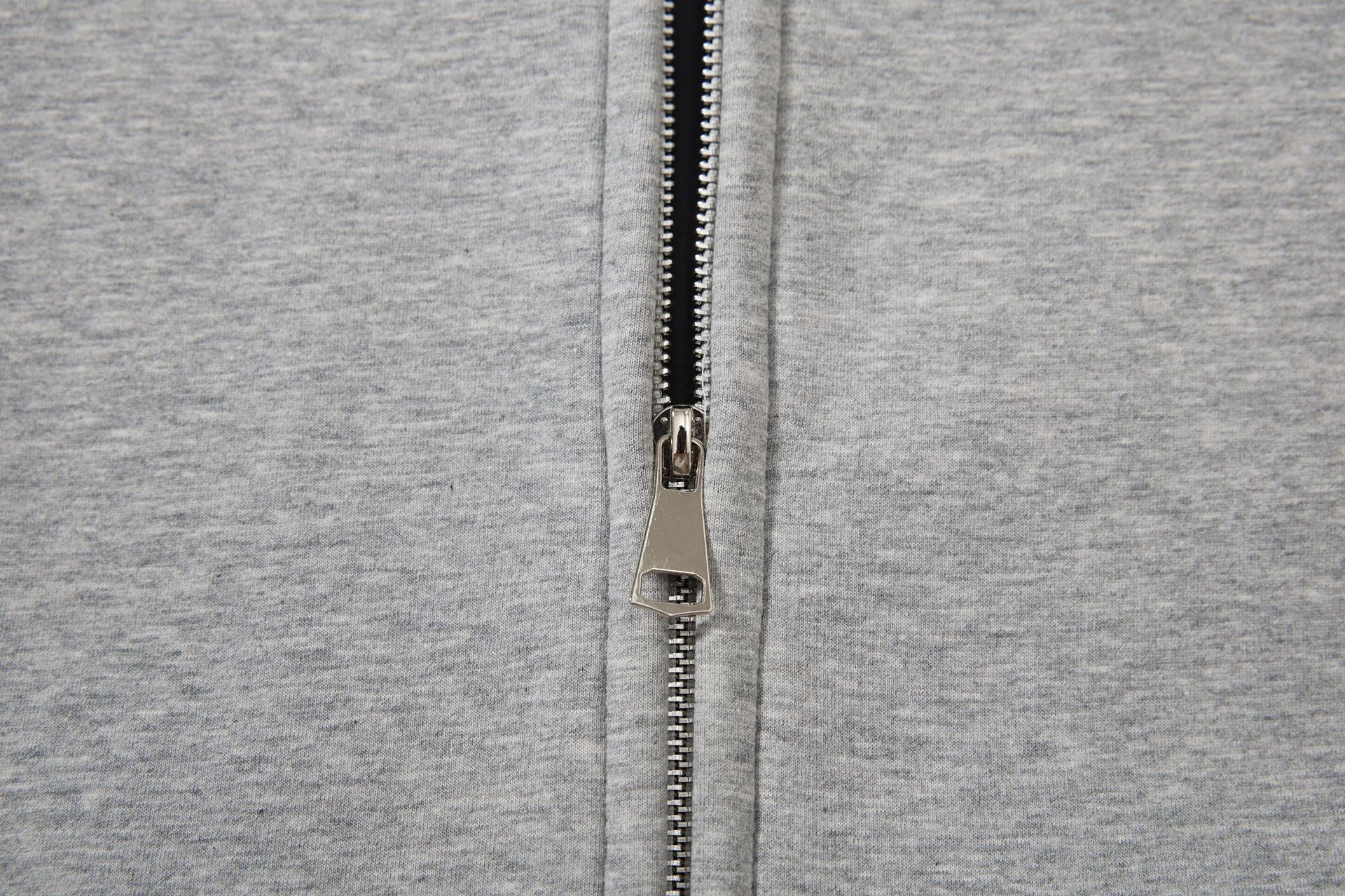 Man's American Retro Cotton Front Zip Sweatshirt