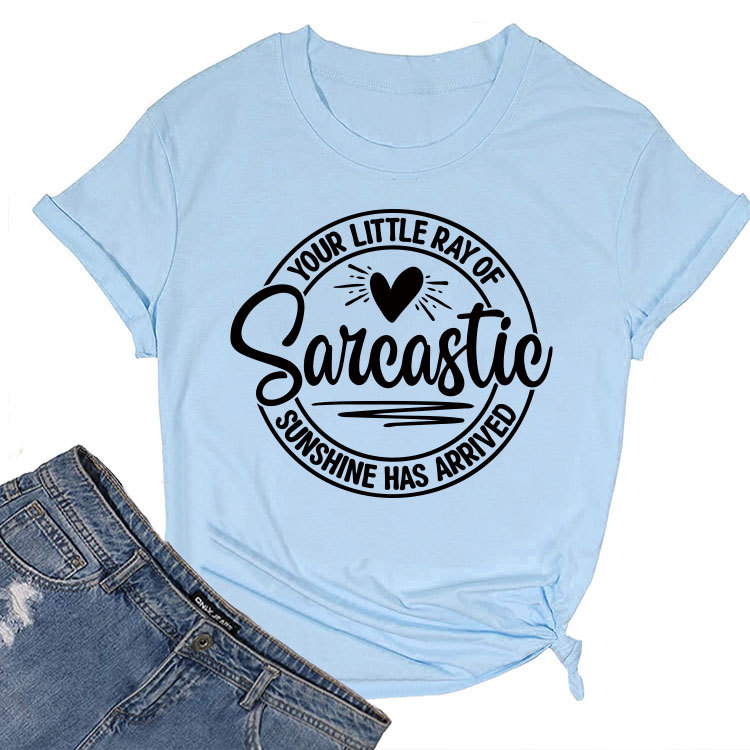 Ladies Geometric V Neck T-shirt
