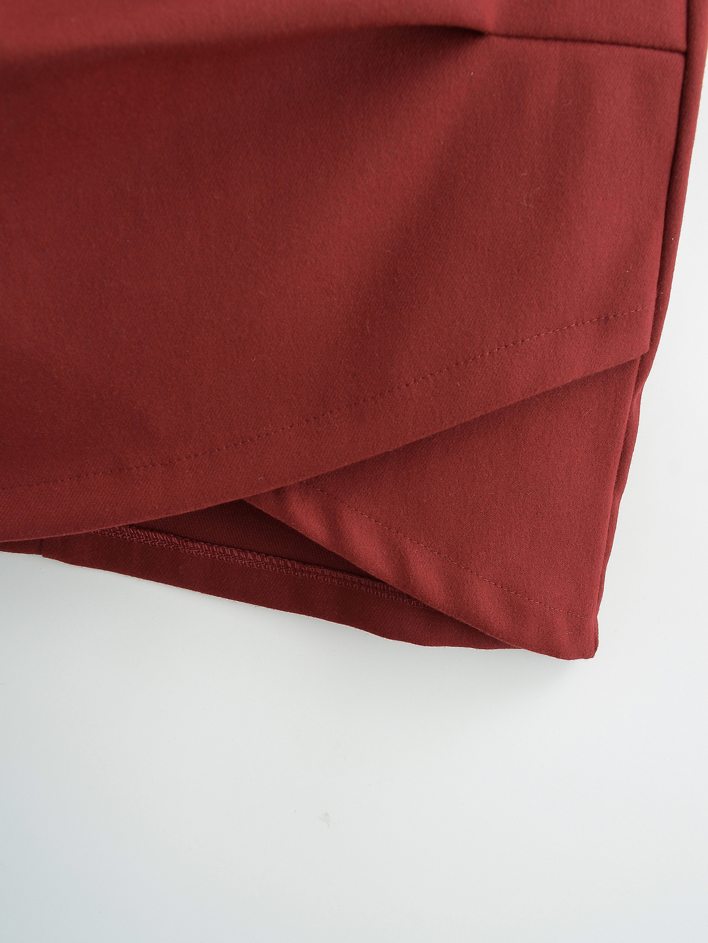 Asymmetrical Unprinted Cotton Blend Streetwear Skirt