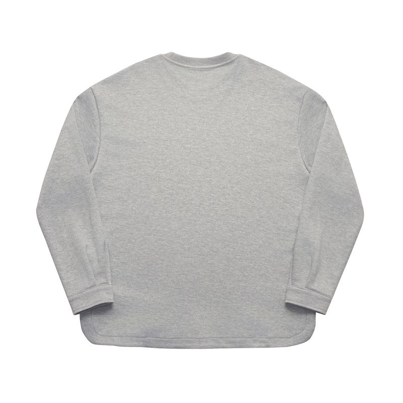 Oversized Japanese Retro Hoodie with Side Slit