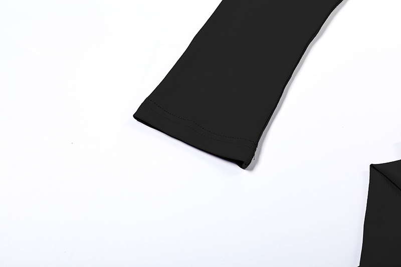 Bodycon High Neck High Waist Polyester Spandex Dress