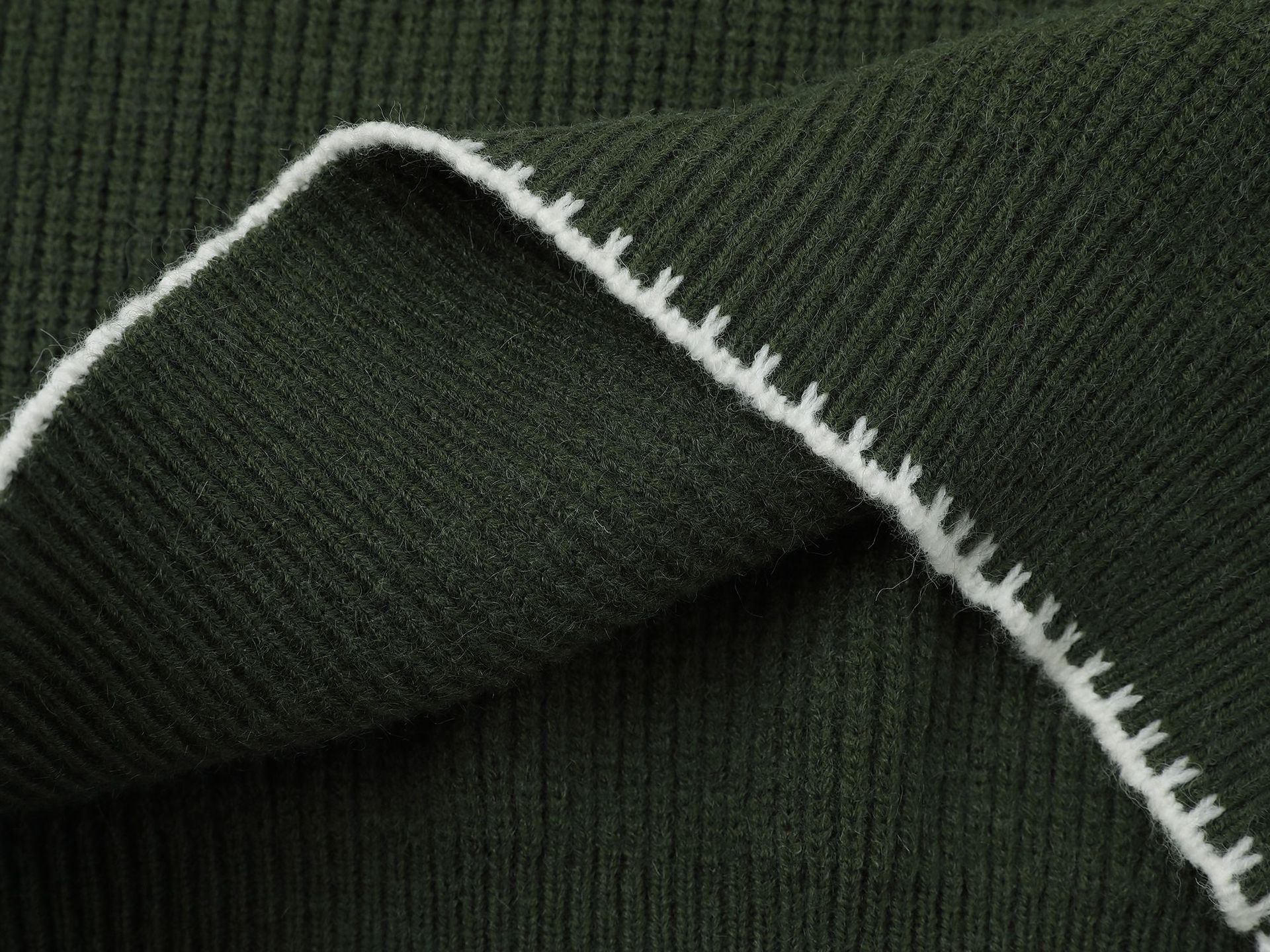 Henley Neck Sweater Unisex Autumn Vintage Chic Loose Versatile Couple Knitwear