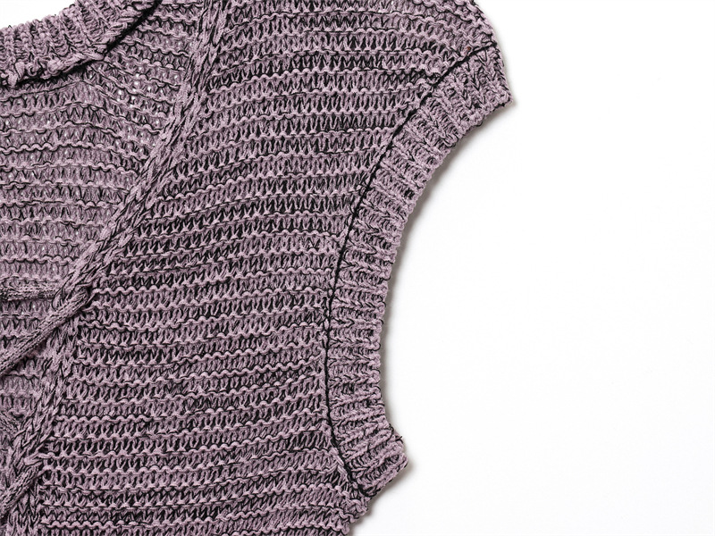 Ladies Open Front Sleeveless Polyester Cardigan