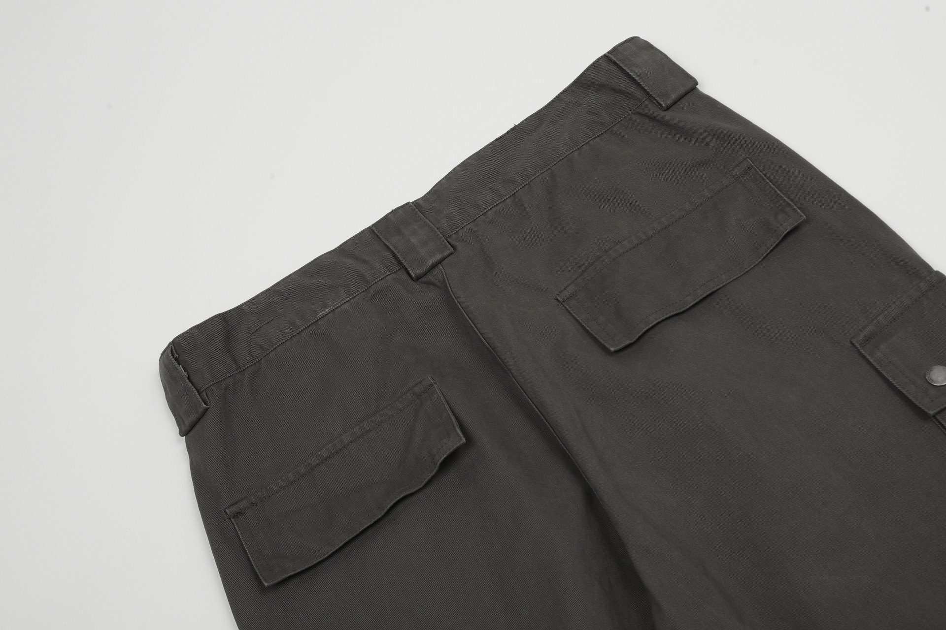 Multi-Pocket Flared Work Pants for Men and Women