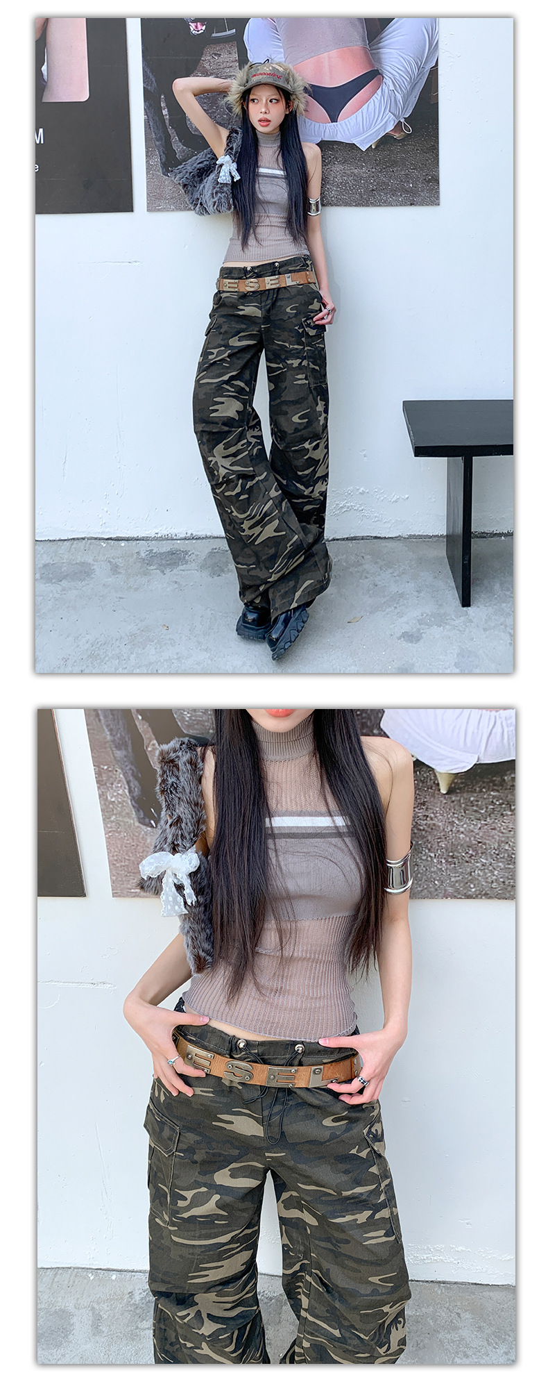Women's Pantst Casual Trousers Low Waist Loose Drawstring Cuff Work Pants