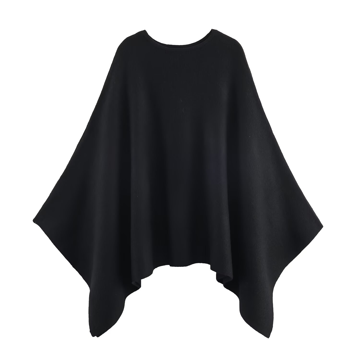 Plain Cape Polyester Crew Collar Shirt