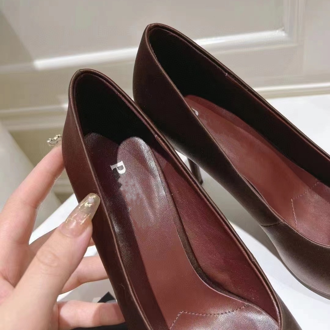 Luxury Brand Women Super High Heel Shoes Elegant Pointy Toe Ladies Satin Basic Shoes Summer Party Banquet Dress Shoes Women
