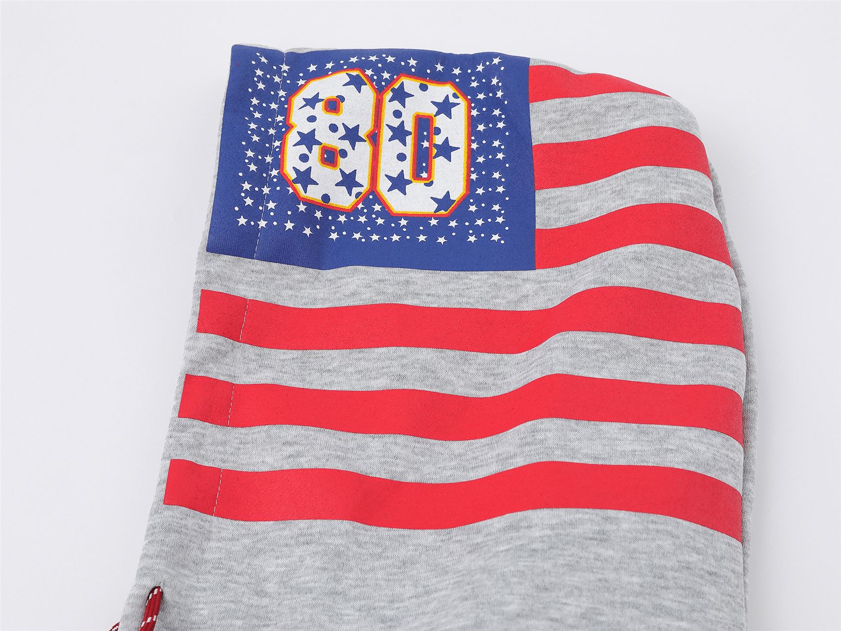 Unisex American Retro Alphabet Cotton Hoodie
