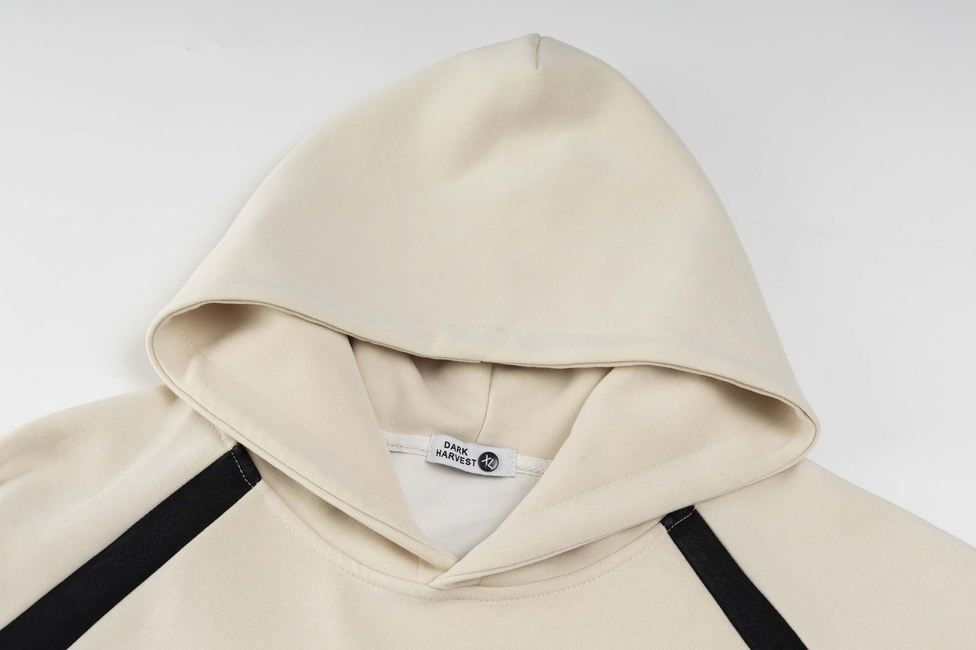 Oversized Letter Print Cotton Hoodie