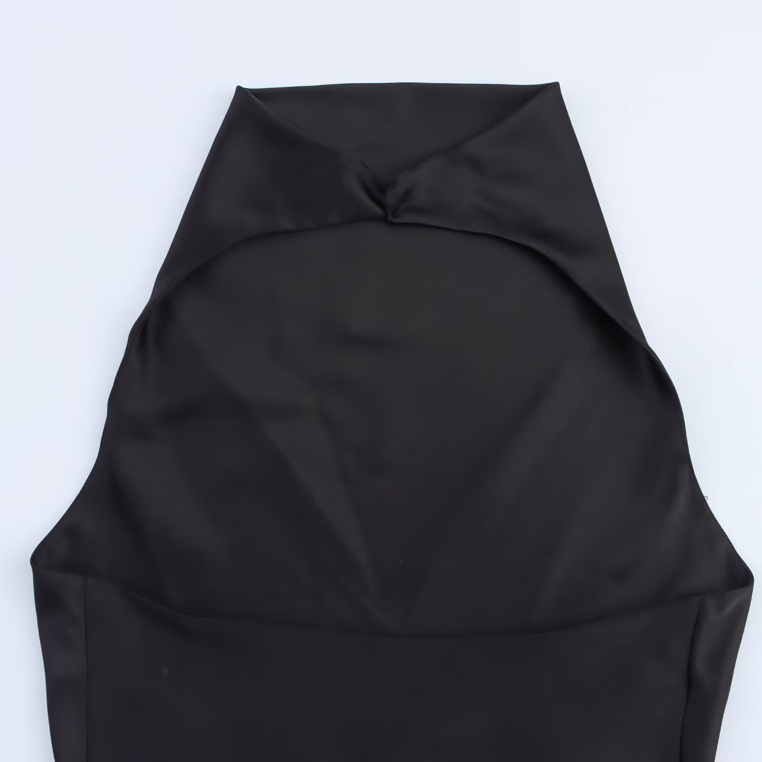 High Waist Halter Sleeveless A-Line Polyester Dress
