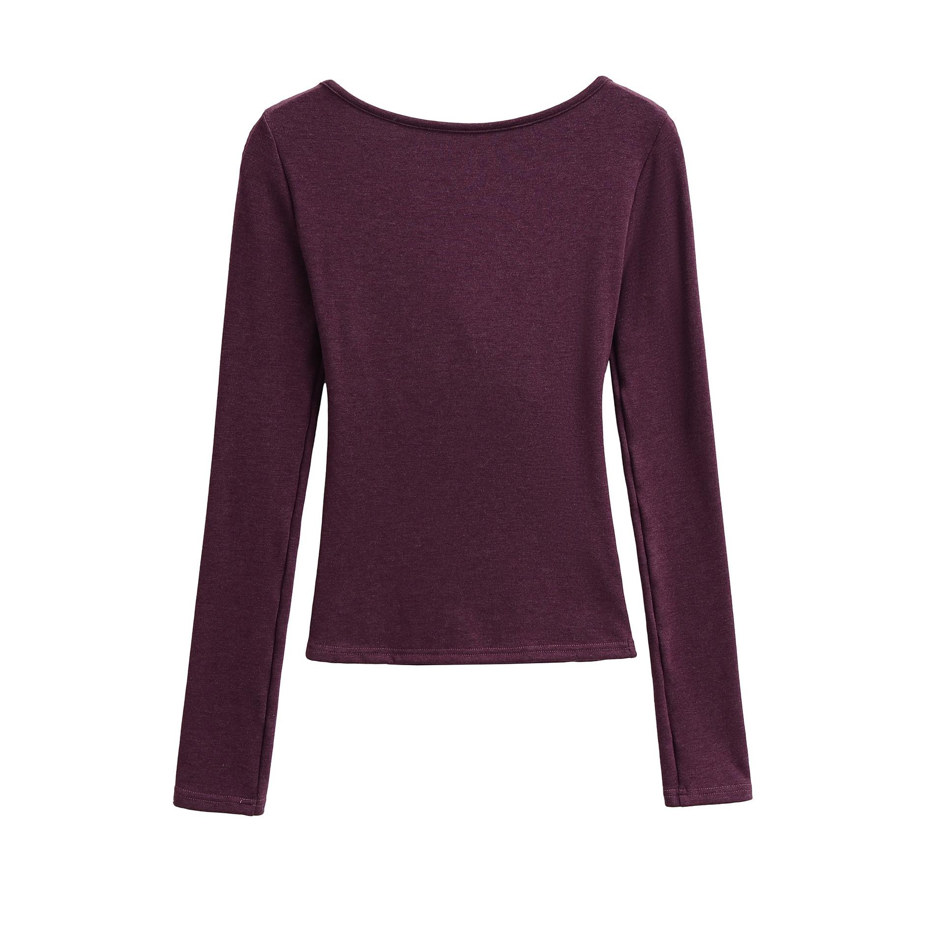 Square Neck Ribbon Tie Full Sleeve Tee