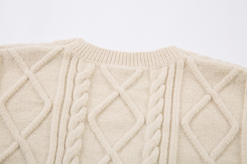 Urban Relaxed Fit Long Sleeve Plunge Neck Cardigan