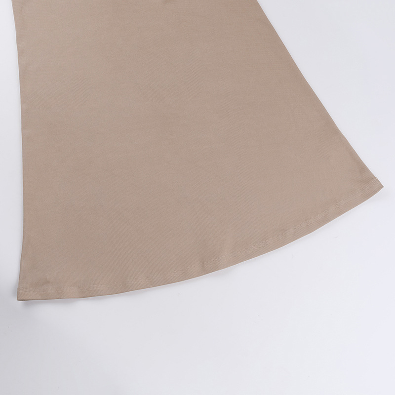 High Waist Round Neck Full Sleeve Maxi Dress