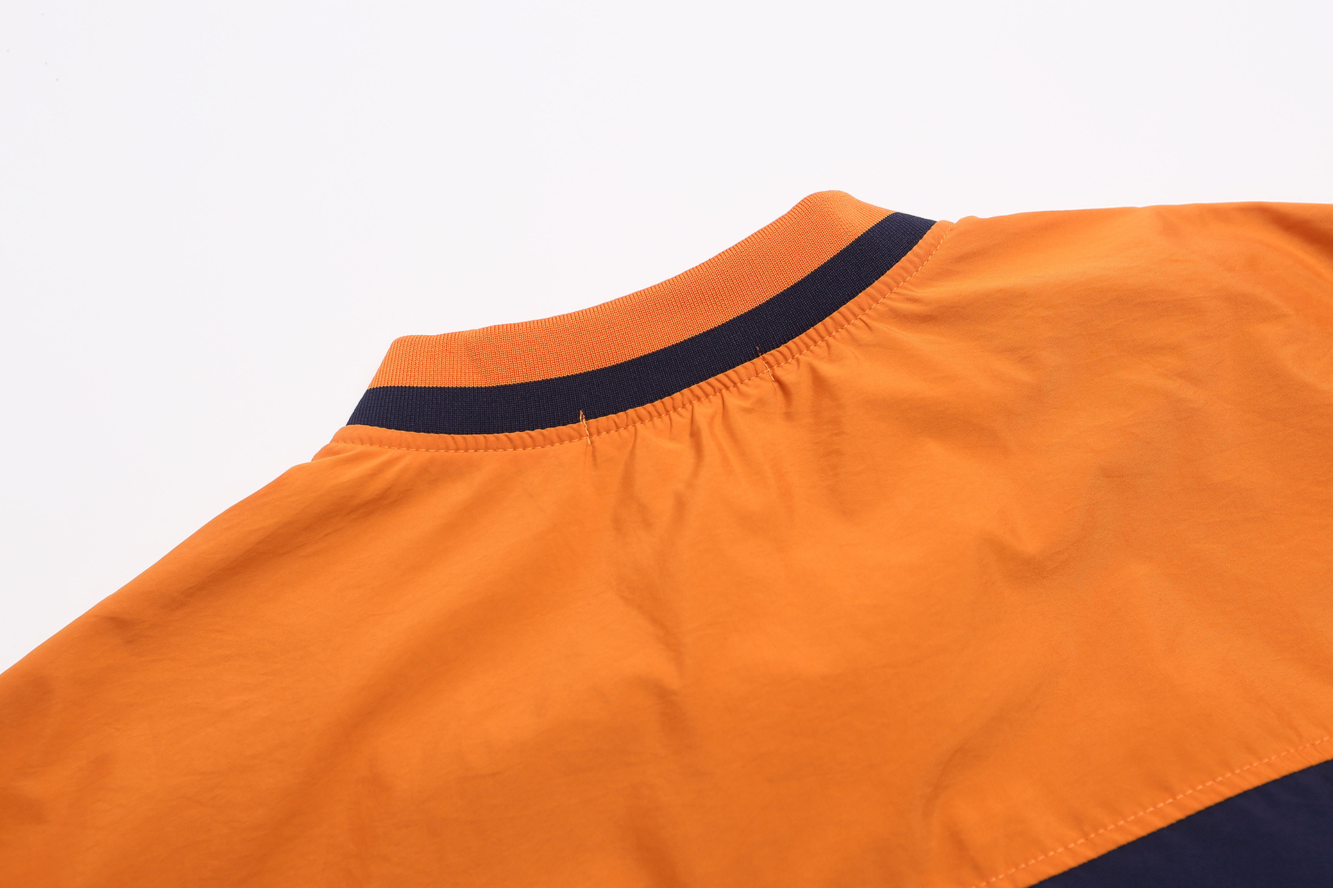 American Retro Two-tone Polyester Sweatshirt