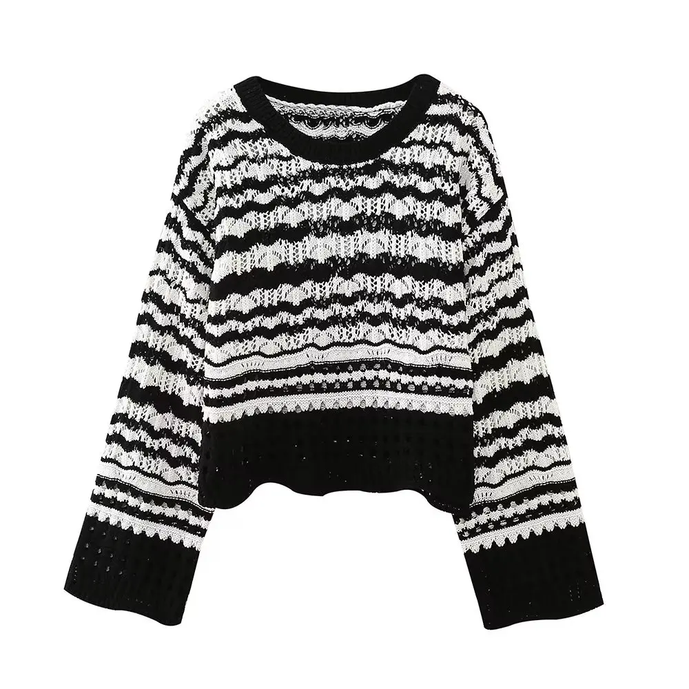 Ladies Polyester Cutout Short Pullover