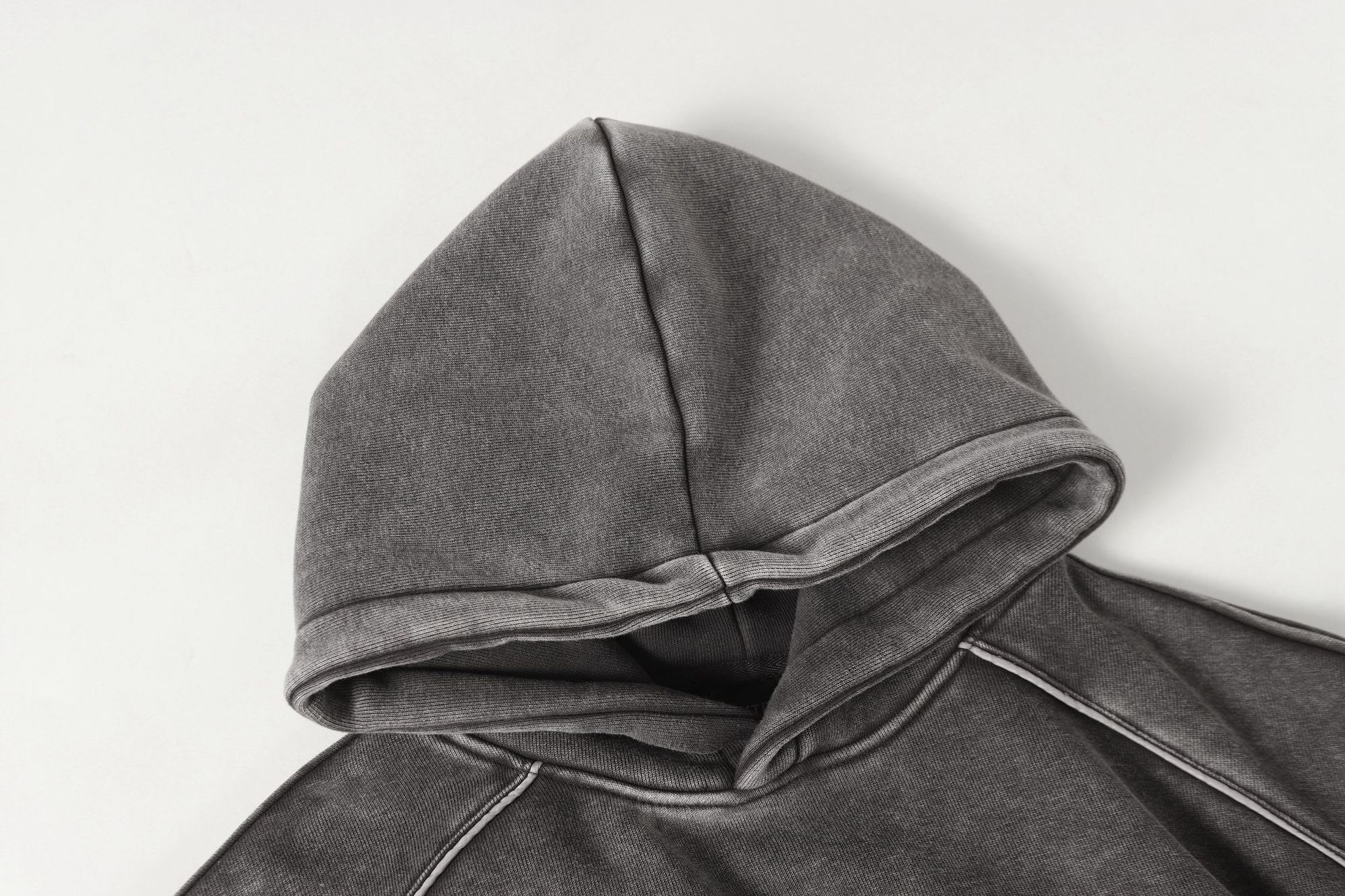 Oversized American Retro Faded Hoodie