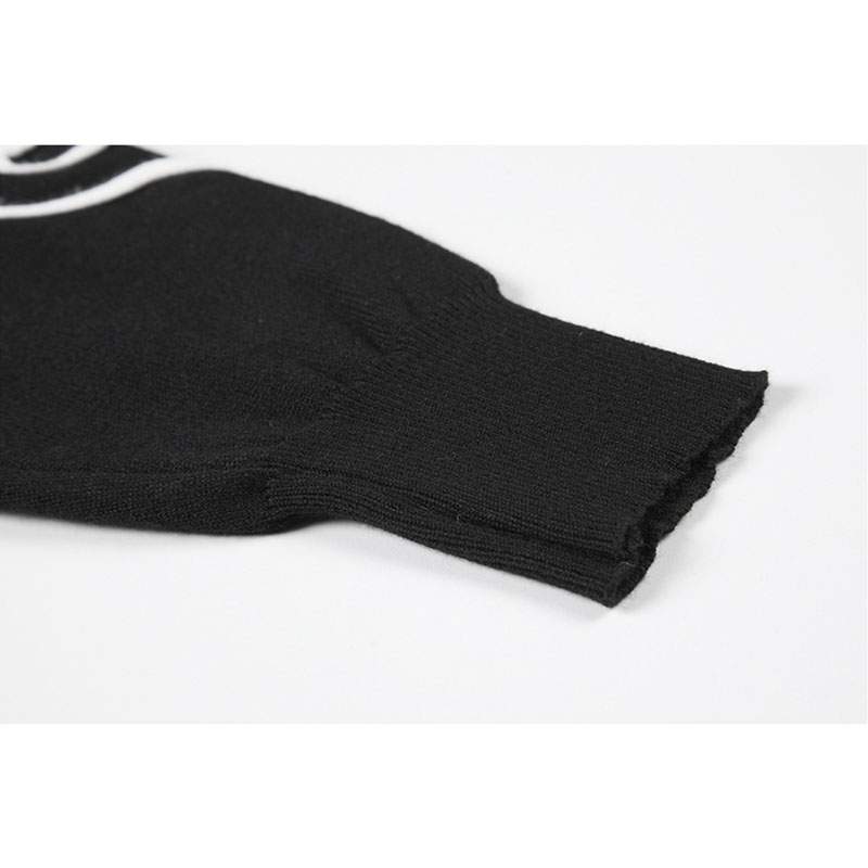 Commuting Relaxed Striped Long Sleeve Sweater