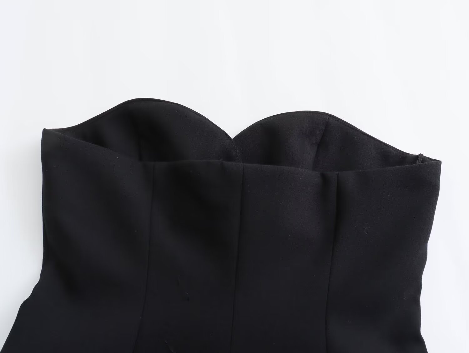 Solid Open Back Chest Patch Bandeau
