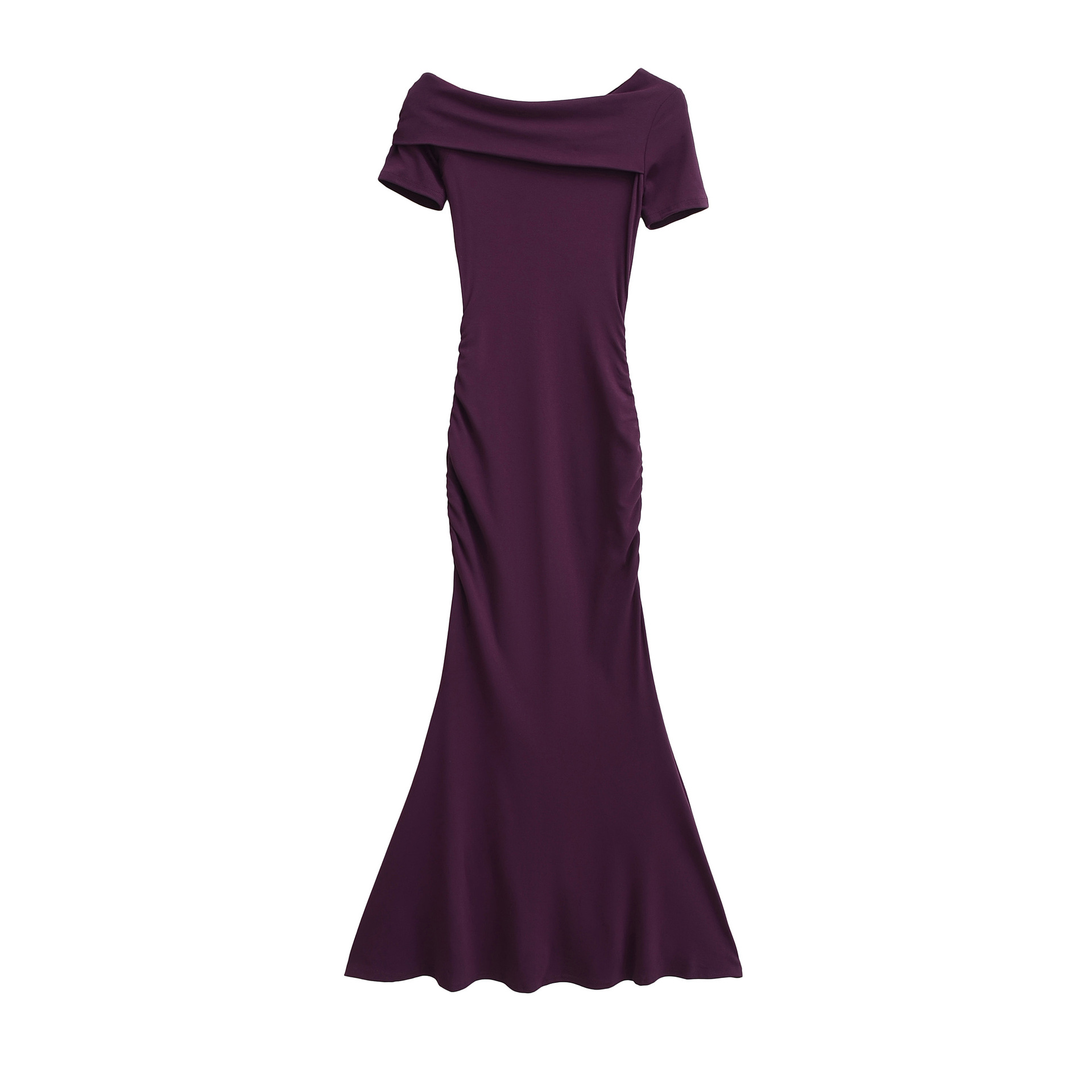 Long Dress Oblique Neck One-Shoulder Dress