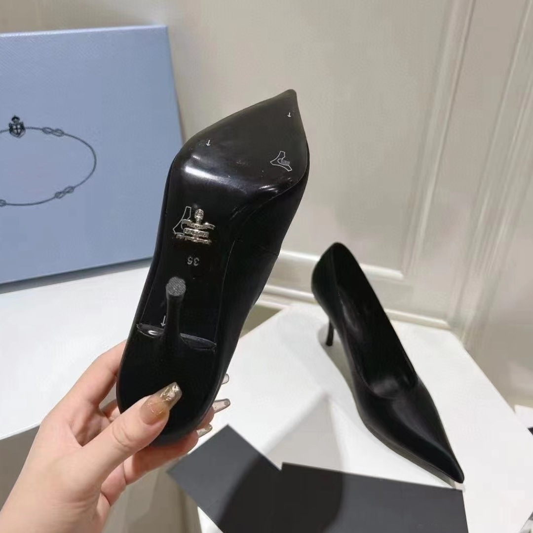 Luxury Brand Women Super High Heel Shoes Elegant Pointy Toe Ladies Satin Basic Shoes Summer Party Banquet Dress Shoes Women