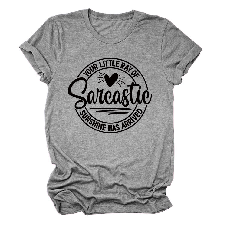 Ladies Geometric V Neck T-shirt