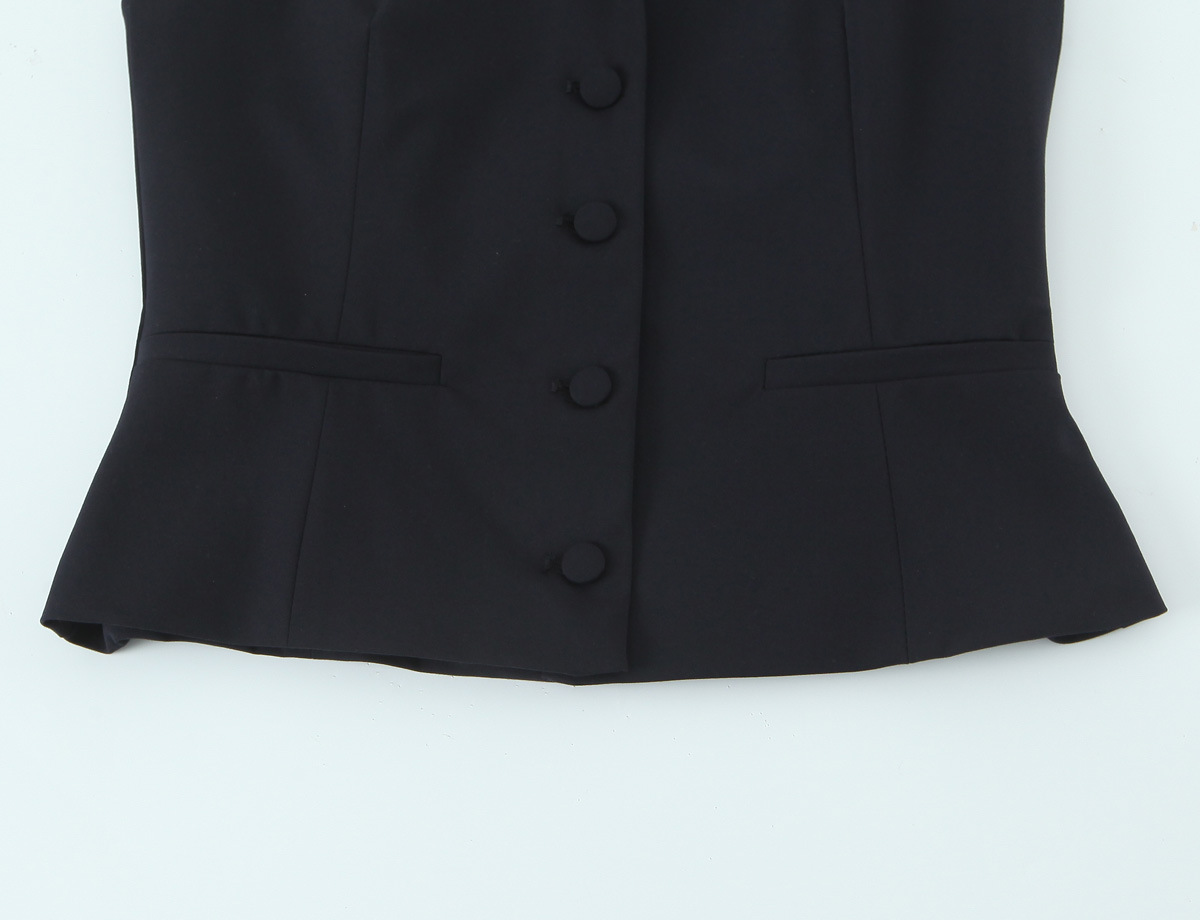 Women's Open Back Contrast Hem Sleeve Free Tee
