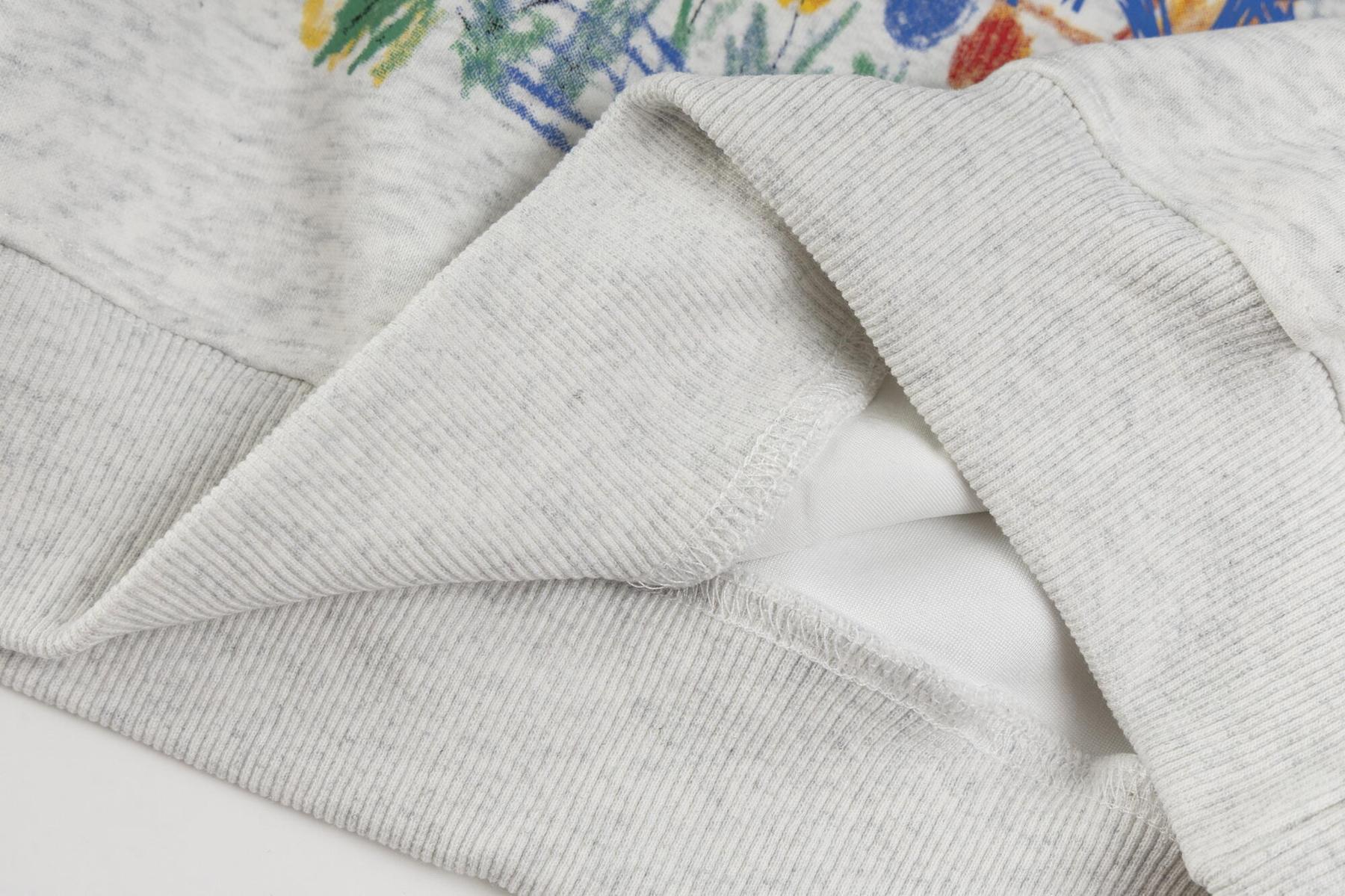Milk Silk Vintage Print Hoodie